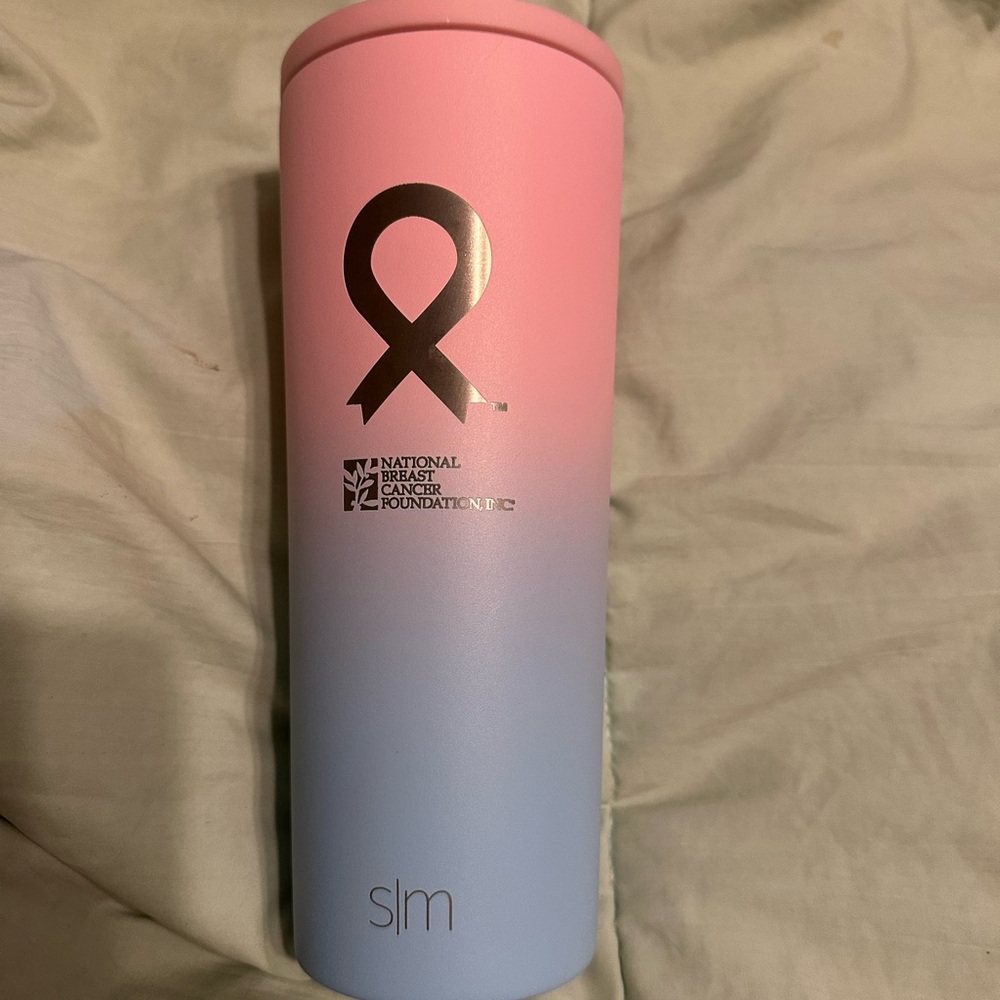 New Simple Modern SM Breast Cancer tumbler cup ombré